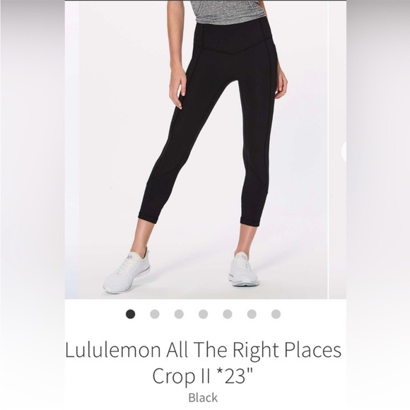 LULULEMON all the right places crop 1 / 23” - Picture 1 of 8
